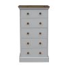 Wiltshire Bedroom Chest 5 Drawer Soft Cotton